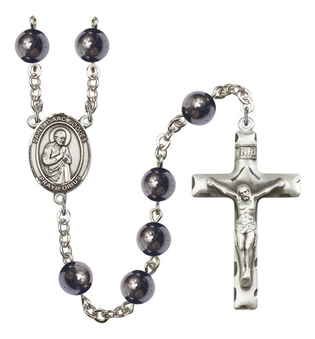 St. Isaac Jogues Silver Plated Rosary for Men