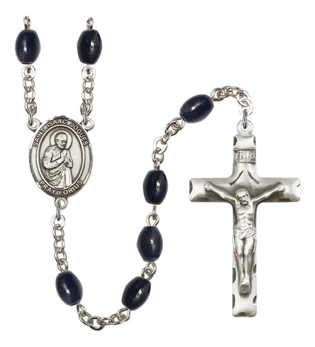 St. Isaac Jogues Silver Plated Rosary for Men