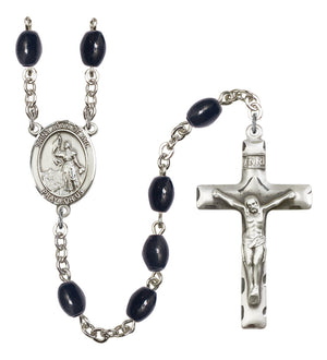 St. Joan of Arc Silver Plated Rosary for Men