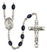 St. Joan of Arc Silver Plated Rosary for Men