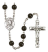 St. John XXIII Silver Plated Rosary for Men