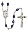 St. Joseph Silver Plated Rosary for Men