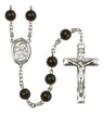 St. Joseph Silver Plated Rosary for Men