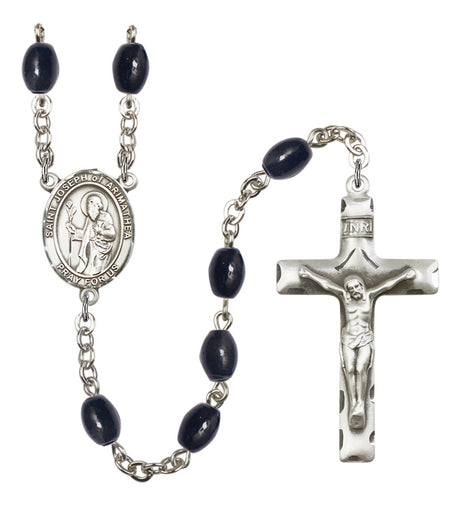 St. Joseph of Arimathea Silver Plated Rosary for Men