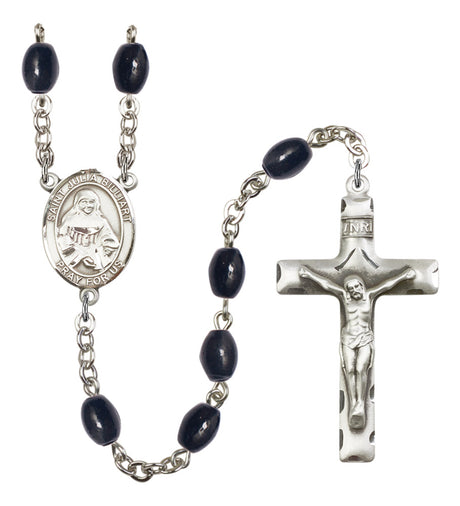 St. Julia Billiart Silver Plated Rosary for Men