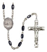 St. Kateri Tekakwitha Silver Plated Rosary for Men
