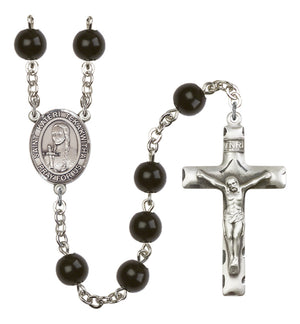 St. Kateri Tekakwitha Silver Plated Rosary for Men