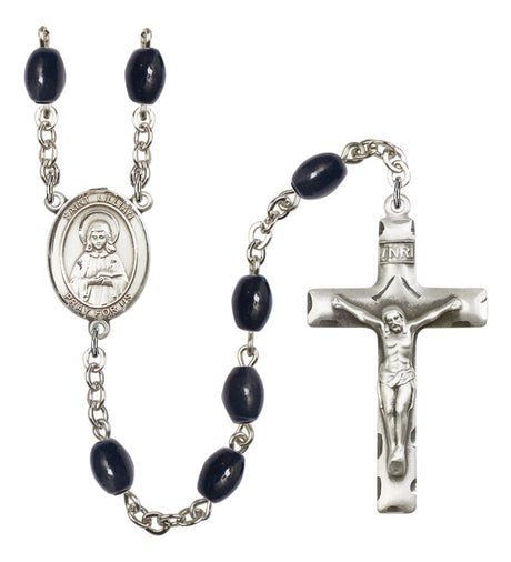St. Lillian Silver Plated Rosary for Men