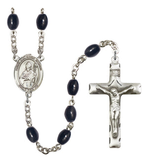St. Malachy O'More Silver Plated Rosary for Men