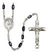 St. Margaret Mary Alacoque Silver Plated Rosary for Men