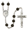 St. Margaret Mary Alacoque Silver Plated Rosary for Men