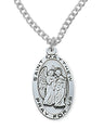 St. Matthew Medal Sterling Silver for Men