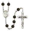 St. Matthew the Apostle Silver Plated Rosary for Men