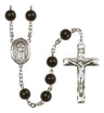 St. Matthias the Apostle Silver Plated Rosary for Men
