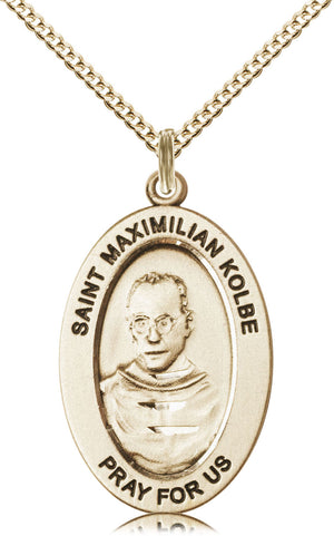 St. Maximilian Against Drug Abuse Necklace for Women