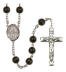 St. Medard of Noyon Silver Plated Rosary for Men