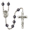 St. Michael the Archangel Silver Plated Rosary for Men
