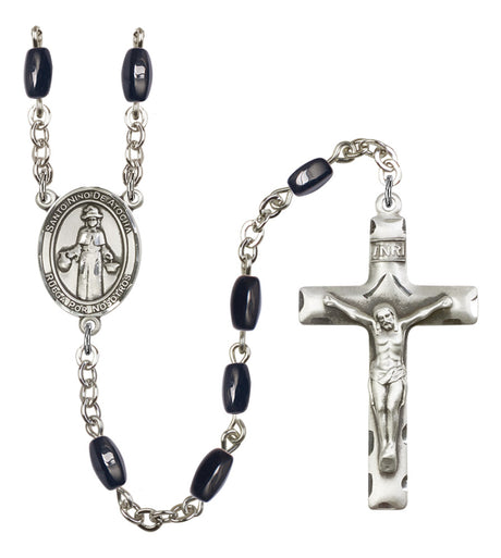 St. Nino de Atocha Silver Plated Rosary for Men