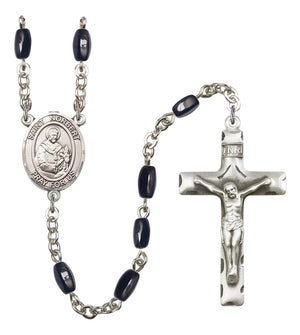 St. Norbert of Xanten Silver Plated Rosary for Men