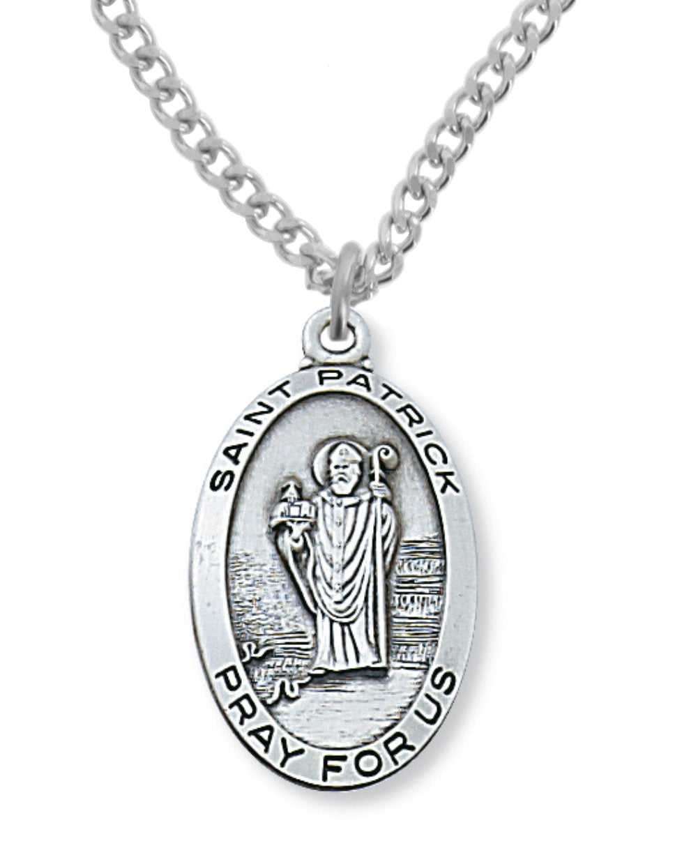 St. Patrick Medal Sterling Silver for Women