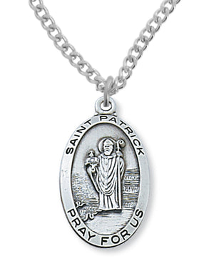 St. Patrick Medal Sterling Silver for Women