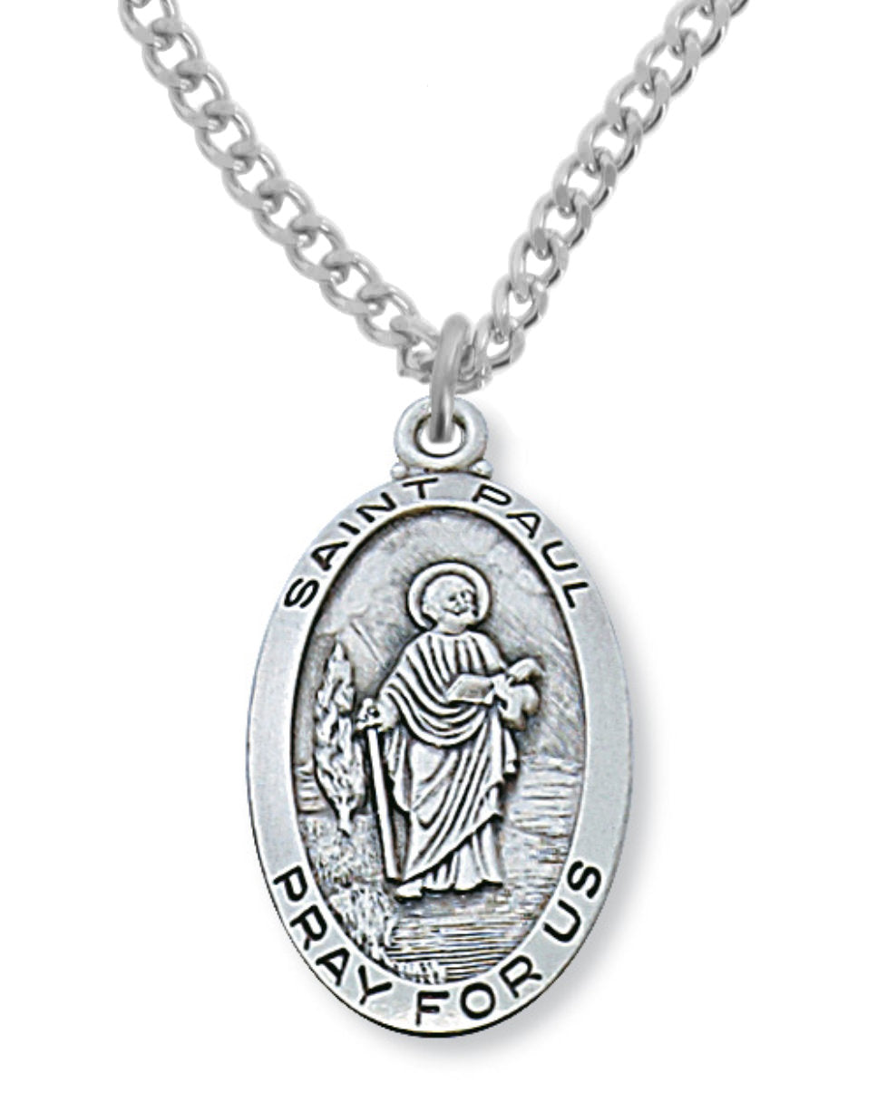 St. Paul Medal Sterling Silver for Men