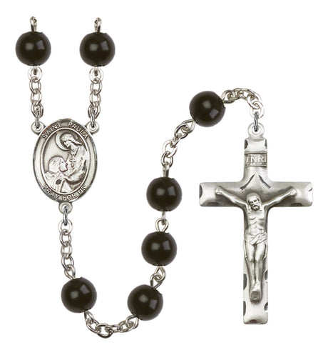 St. Paula Silver Plated Rosary for Men