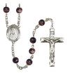 St. Pauline Visintainer Silver Plated Rosary for Men