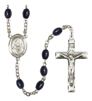 St. Rafka Silver Plated Rosary for Men