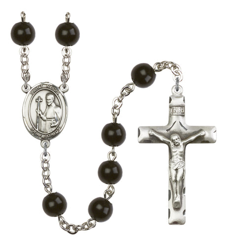 St. Regis Silver Plated Rosary for Men