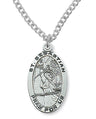 St. Sebastian Medal Sterling Silver for Men
