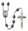 St. Theodora Silver Plated Rosary for Men