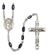 St. Theodore Stratelates Silver Plated Rosary for Men