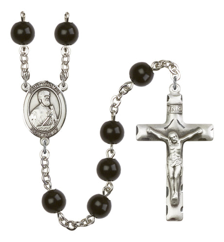 St. Thomas the Apostle Silver Plated Rosary for Men