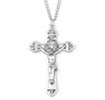 Tri-Tip Crucifix Necklace for Men