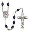 Virgen de la Merced Silver Plated Rosary for Men