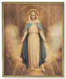 Miraculous Mary 8x10 Gold Trim Plaque