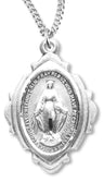 Miraculous Medal with Cut Out Border