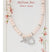 Girls Pearl Stretch Necklace with Crystal Cross