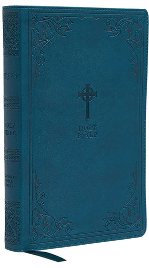 Catholic Gift Bible NRSV - Premium Leatherlike for Baptism, First Communion & Confirmation