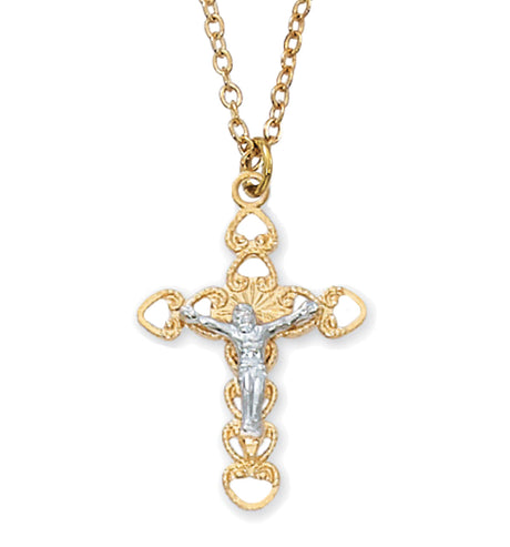 Open Cut Elegant Crucifix Pendant