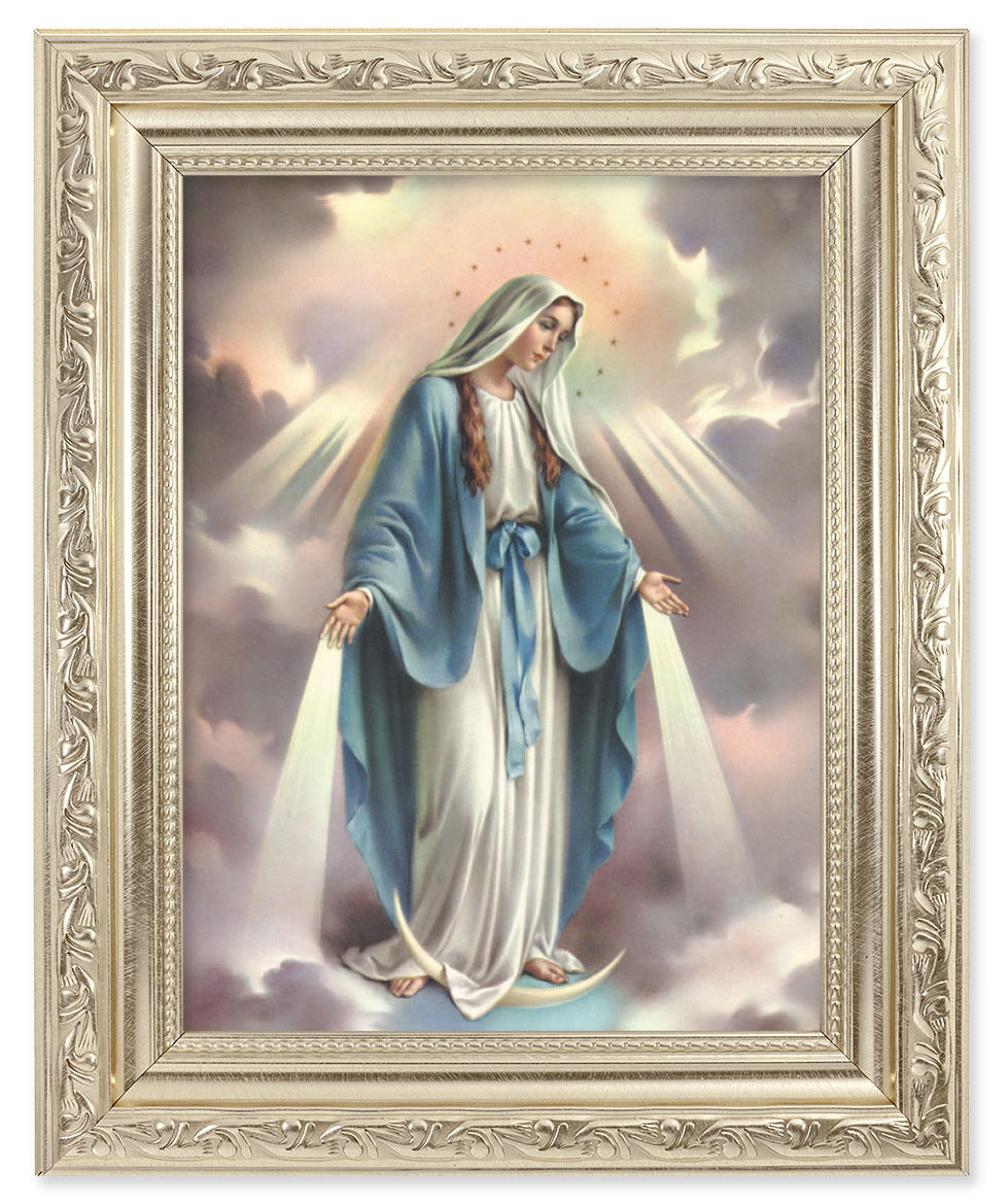 Our Lady of Grace 6x8 Print Under Glass
