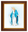 Our Lady of Grace 8x10 Textured Artboard Dark Walnut Frame