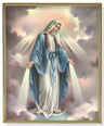 Our Lady of Grace Gold Trim Plaque