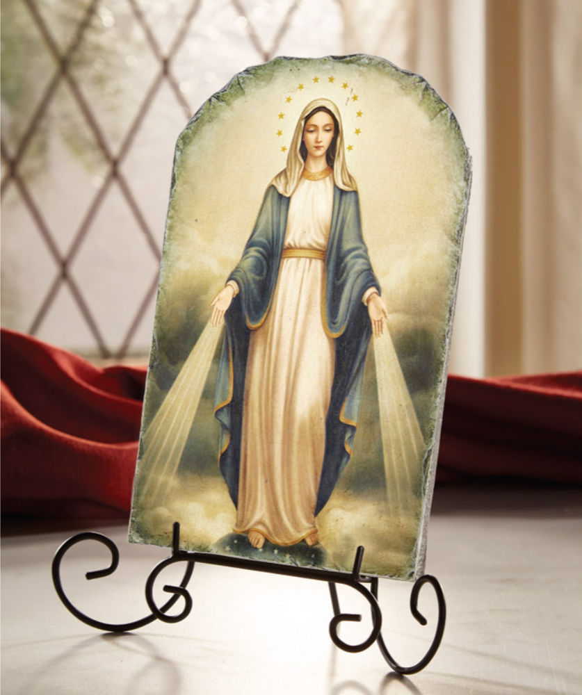Our Lady of Grace Tile Plaque 8.5' High