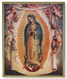 Our Lady of Guadalupe with Angels Gold Frame Plaque