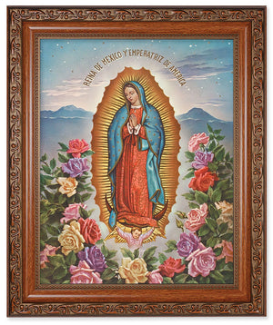 Our Lady of Guadalupe 8x10 Framed Print Under Glass