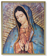 Our Lady of Guadalupe Gold Trim Plaque