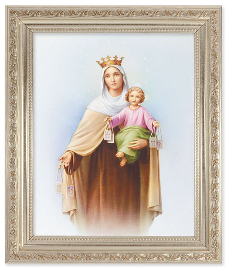 Our Lady of Mt. Carmel 8x10 Framed Print Under Glass