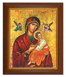 Our Lady of Passion 8x10 Textured Artboard Dark Walnut Frame